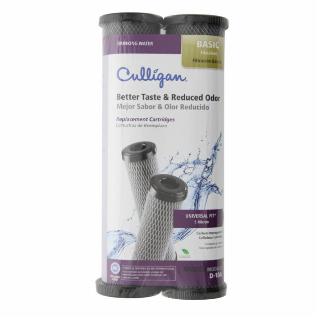 Culligan D-10A 💦 Replacement Water Filter Cartridges 5 Micron 2Pack Universal F