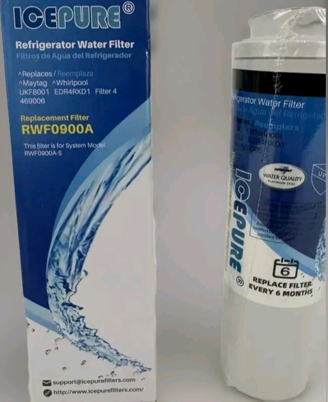 ICEPURE Refrigerator Water Filter – RWF0900A – for Amana, Kenmore, Maytag – New
