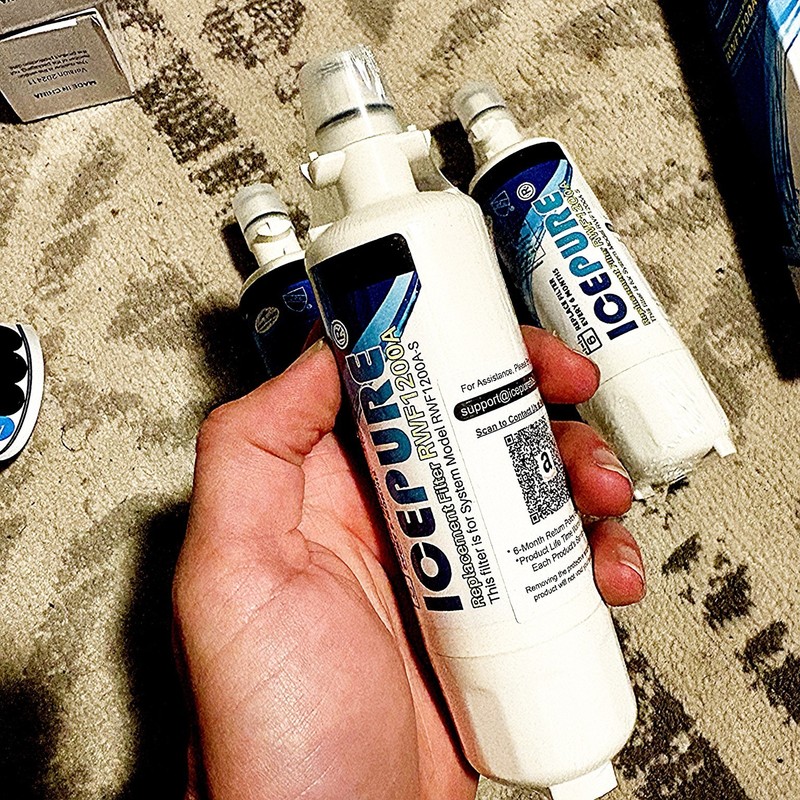 ICEPURE LT700P Water Filter 3 Pack + LT120F Air Filter 3 Pack Refrigerator Combo gallery