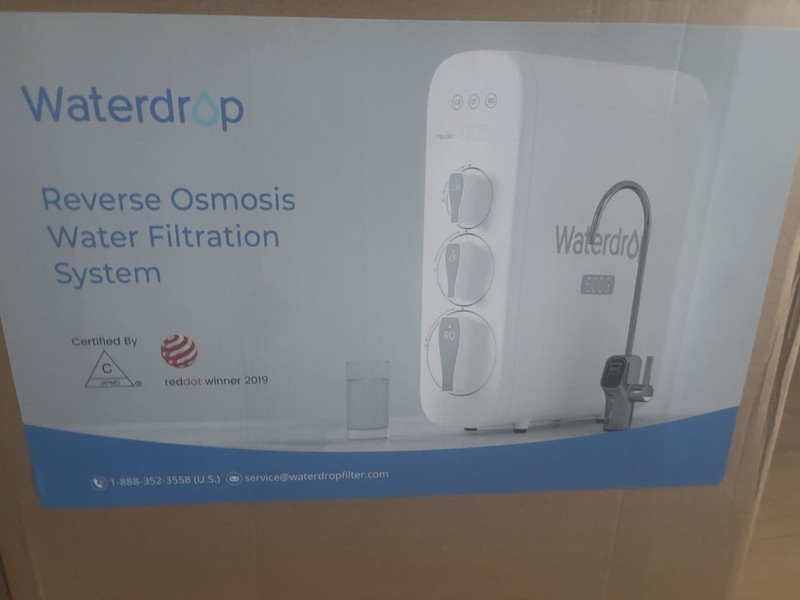 Waterdrop G2P600 Reverse Osmosis System, 600 GPD Reverse Osmosis Water Filter