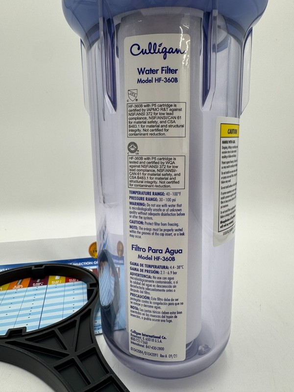 Culligan HF-360B Standard Duty 3/4" Inlet/Outlet Whole House Filtration System gallery
