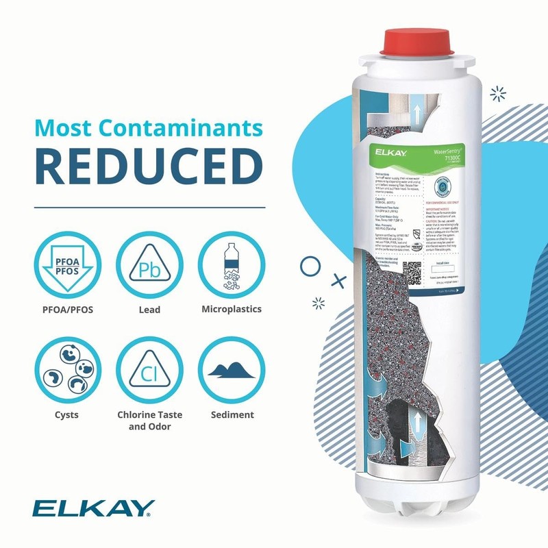 Elkay Genuine WaterSentry 71300C PFOA/PFOS PFAS + Lead + Microplastics NSF/AN... gallery