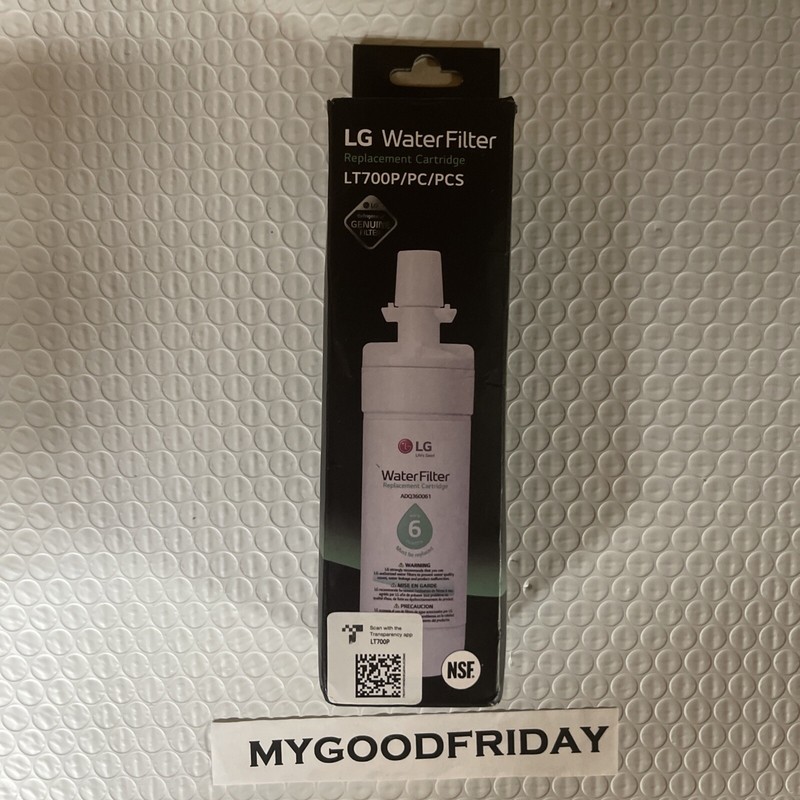 Genuine LG LT700P Water Filter Refrigerator – Part ADQ360061