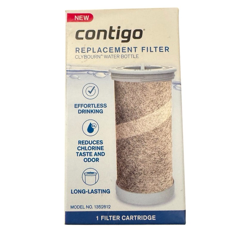 Contigo Clybourn Water Bottle Replacement Filter Cartridge Model 1352812 7 pack gallery