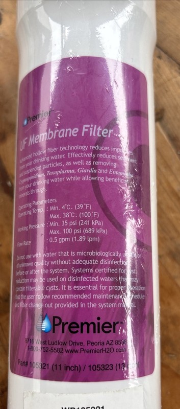 Watts Premier UF Membrane Filter WP105321 gallery