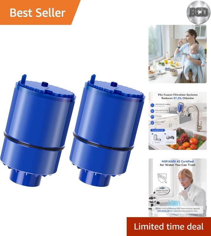 Efficient 2-Pack PUR Faucet Water Filters – Easy Change, Cost-Saving Solution