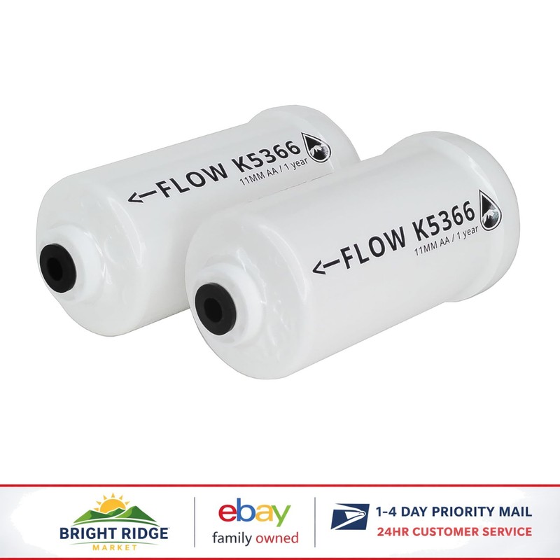 Set of 2 Fluoride and Arsenic Reduction Filters for Water Purification Systems