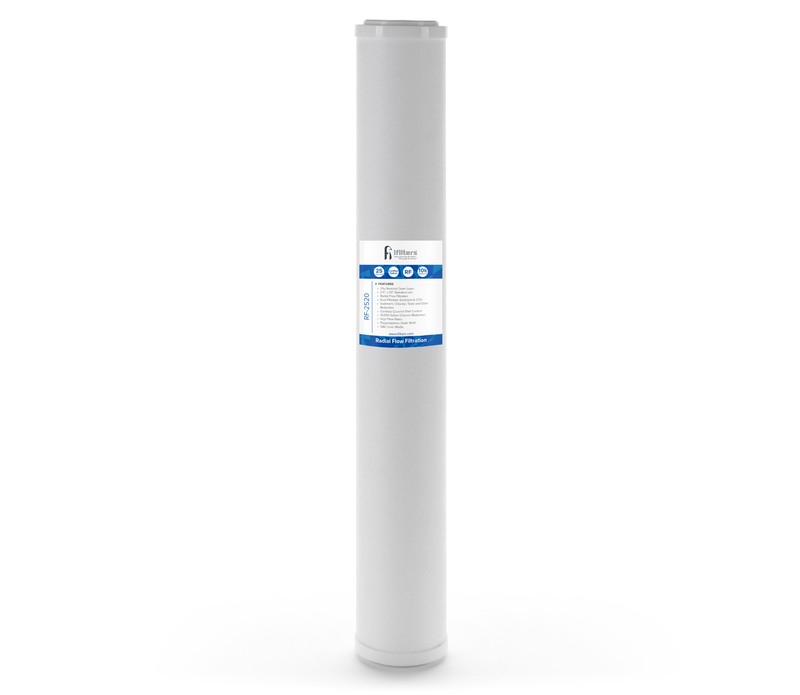 RF-2520 Dual Radial Flow Cartridge Sediment & Carbon, RFC-20 RFC20 comparable