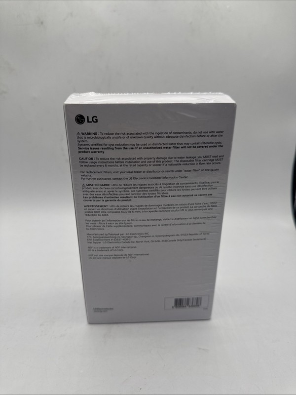 LG LT1000P2 6-Month / 200 Gallon Refrigerator Replacement Water Filter 2 Pack gallery