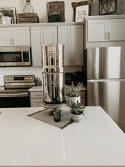 Berkey Water Filter System with 2 Boroux Foundation Black Filters and Stand