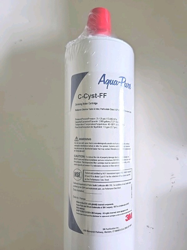 3M Aqua-Pure C-Cyst-FF Cysts Scale Reduction Carbon Water Filter Cartridge