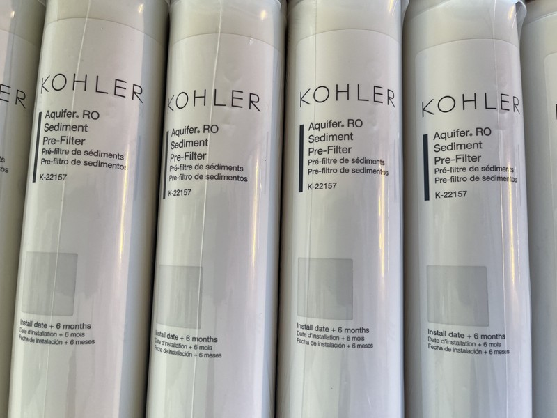 10 Pack Kohler Aquifer (RO) sediment pre-filter replacement K-22157-NA C20 gallery