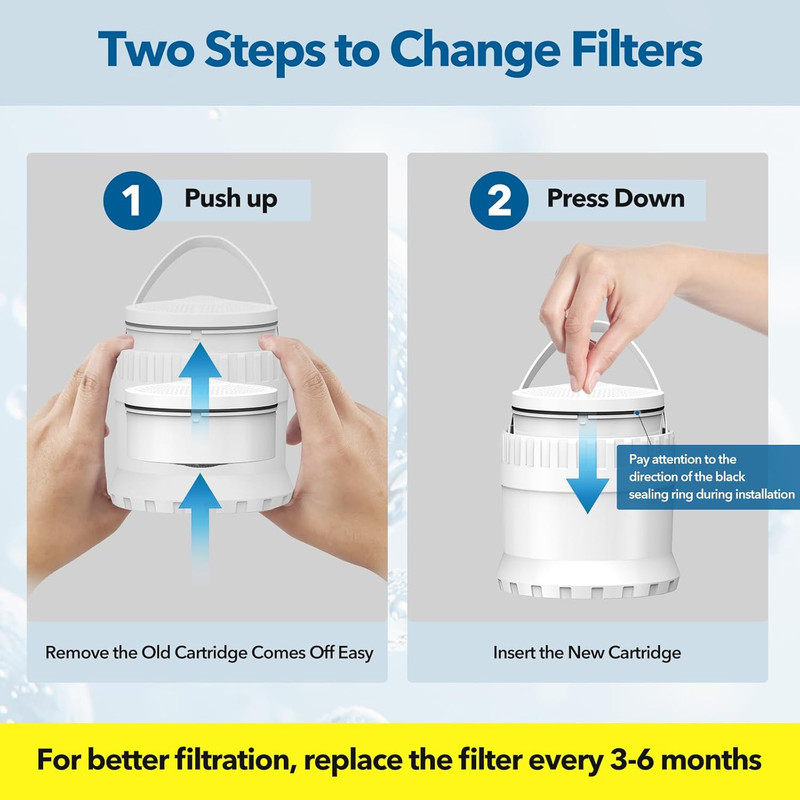 Bath Filter for Tub 2500 Gallon Bathtub Water Filter, Upgraded Large Opening Des gallery