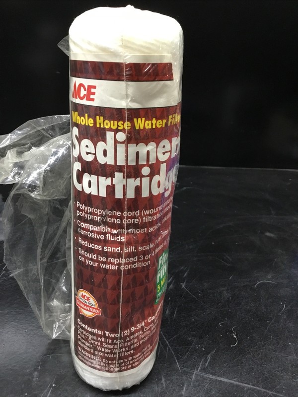 Ace Whole House Water Filter Sediment Cartridge 9-3/4” #902J87 (Only One) gallery