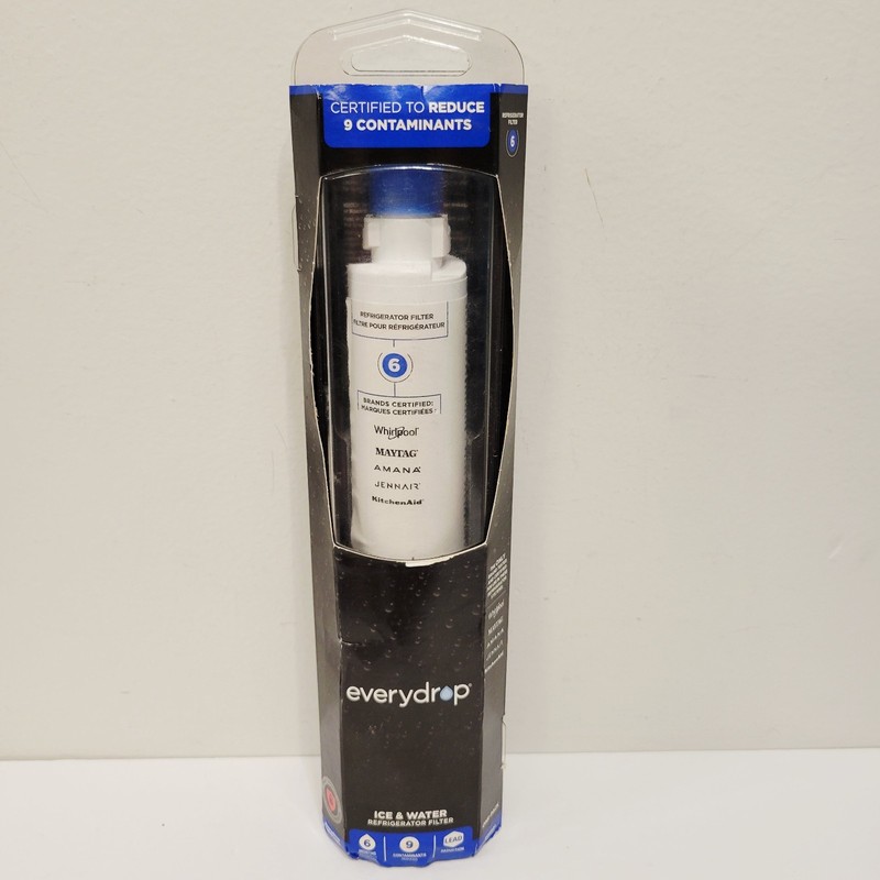 1 Pack Everydrop EDR6D1 For Whirlpool Ice and Water Refrigerator Filter 6