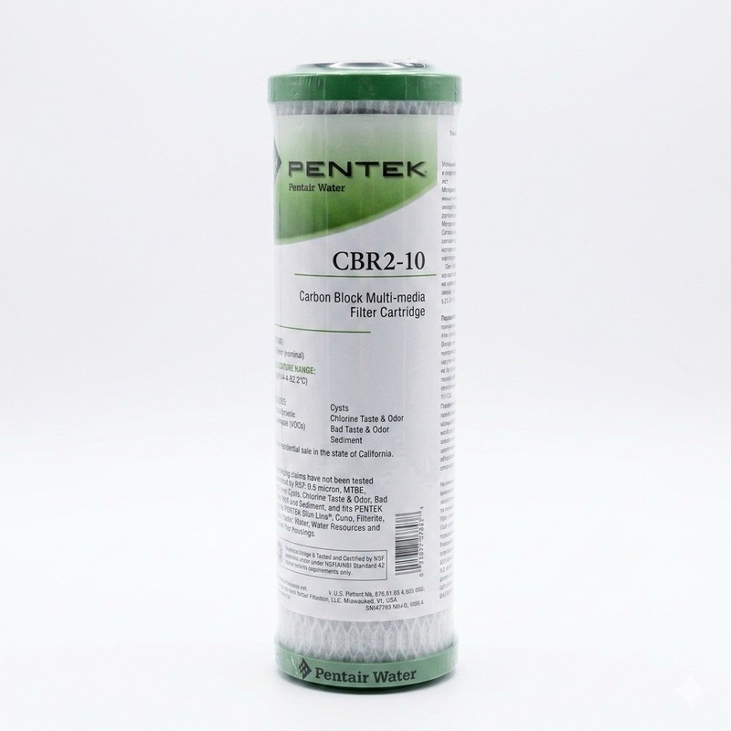 10 Inch – Pentair CBR2-10 Active Carbon Block Water Filter Cartridge 0.5 Micron