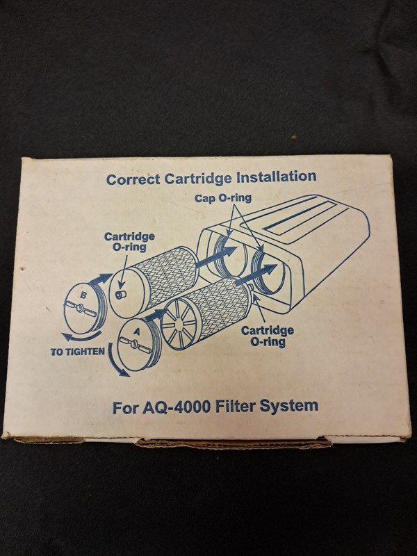 AQ-4025 dual filter replacement cartridges new in box