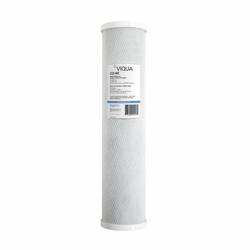 Viqua C2-02PB Carbon Block Filter with Lead Reduction 10 Mic 4.5″ x 20″