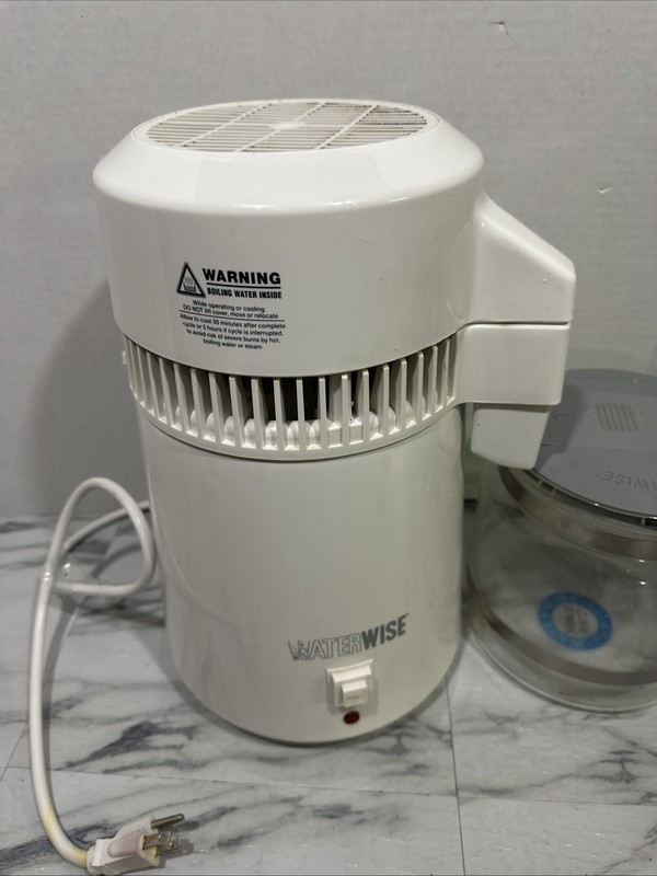 WaterWise 4000 Water Distiller Purifier 4000 White Base Unit With Carafe. gallery