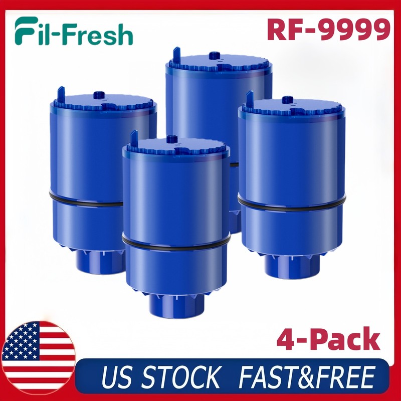 Fil-Fresh RF-9999 Water Filter Replacement NSF Faucet FM3700 4-Pack