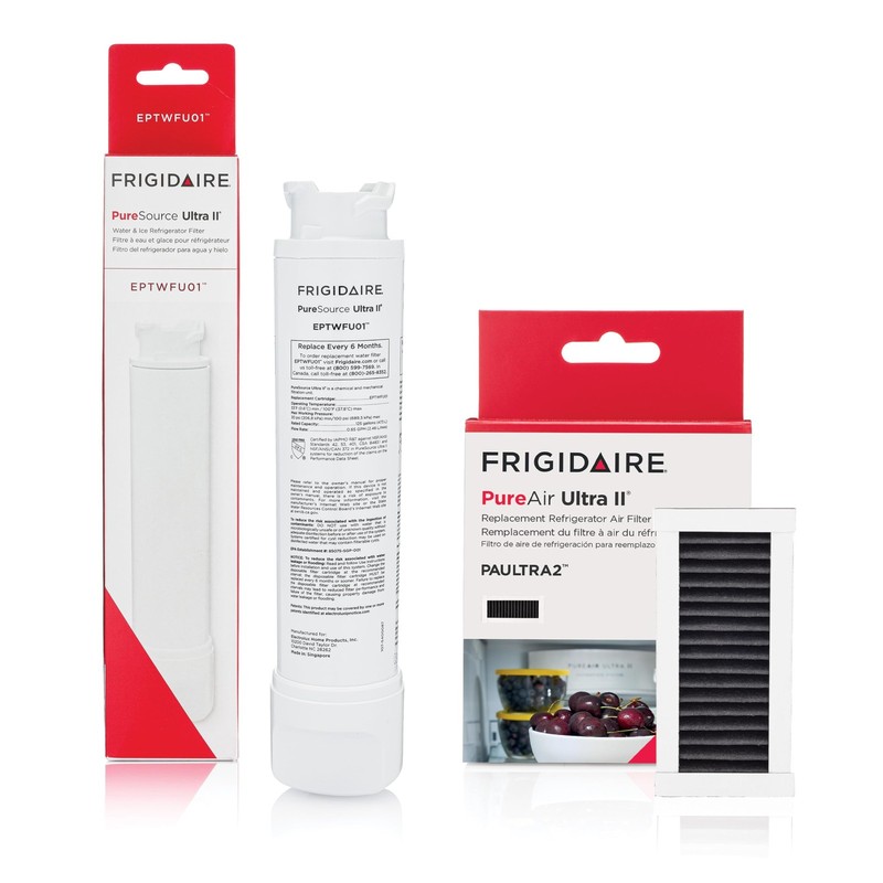 Frigidaire EPTWFU01 PAULTRA2 Water Air Filter Combo Kit Refrigerator Filter