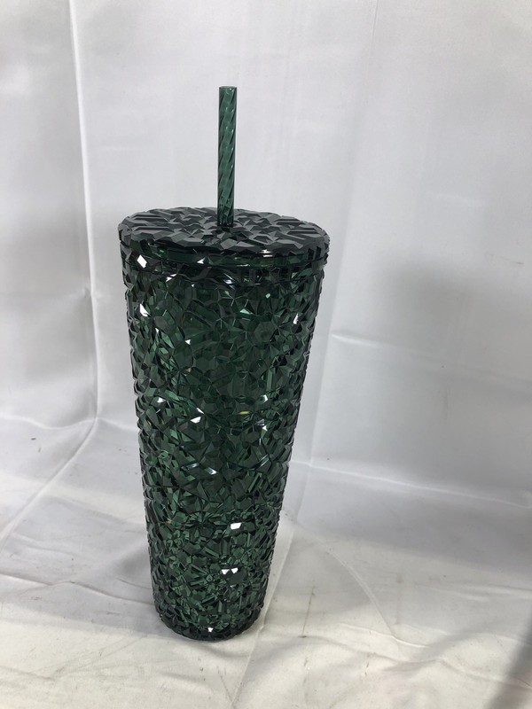 Starbucks Deep Emerald Gemstone Cold Cup 24 oz Reusable Acrylic Tumbler gallery