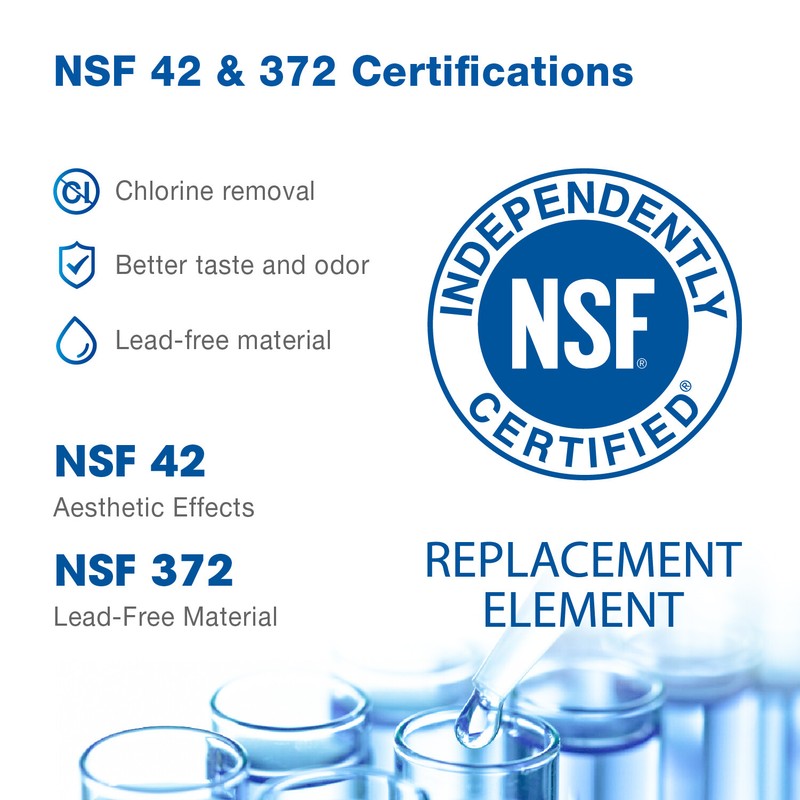 Waterspecialist Refrigerator Water Filter, Replacement for GE® SmartWater MWF® gallery