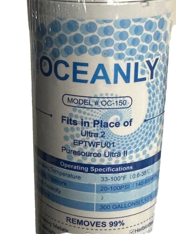 2 Pieces Filter Oceanly Fits in Place Ultra2 EPTWFU01 Pure source Ultra II OC150 gallery
