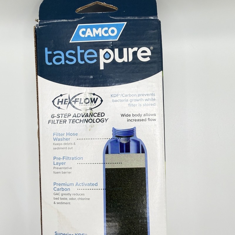 CAMCO 40043 Tastepure Water Filter with Flexible Hose Protector RV Trailer gallery