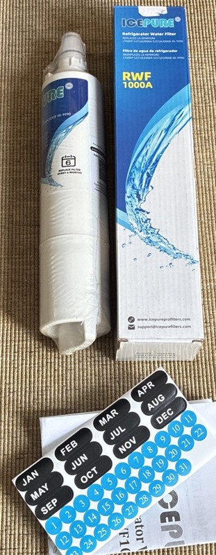Icepure RWF1000A Refrigerator Water Replacement Filter New Sealed