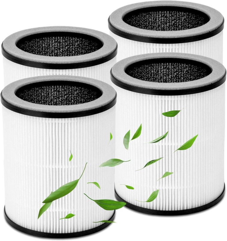 4 Packs P60 True Replacement Filters Compatible with TPLMB YARIKI P60 and Vhoiu