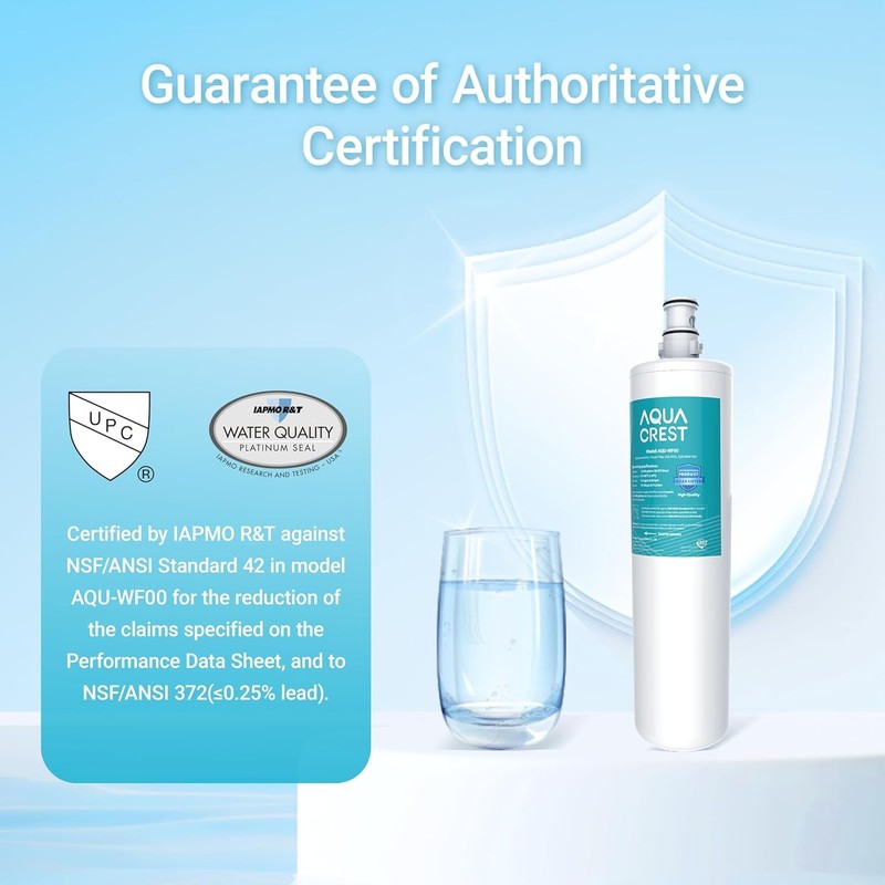 AQUACREST 3US-PF01 Under Sink Water Filter, Replacement for Advanced 3US-PF01 gallery