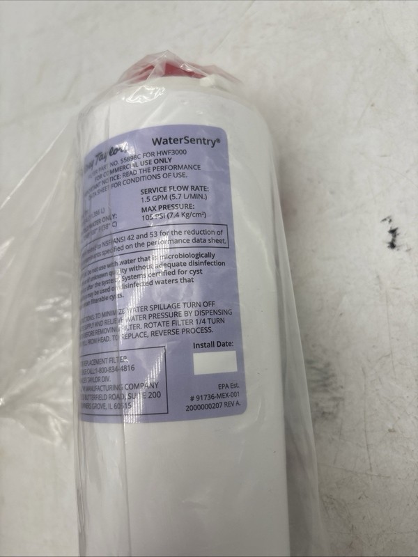 Halsey Taylor Filter Part No 55898C WaterSentry Plus Replacement Water Filter gallery