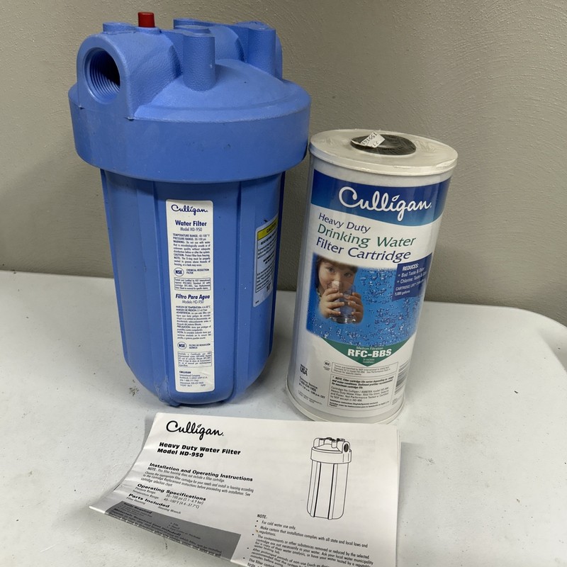 CULLIGAN HEAVY DUTY SEDIMENT WATER FILTER HD-950 Whole House Filter