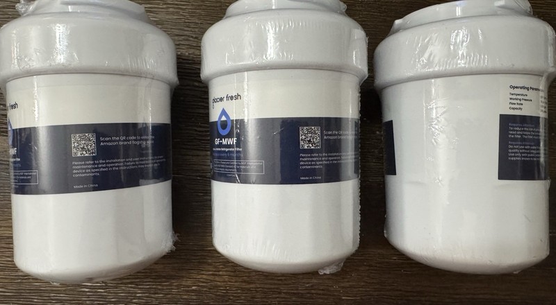 3 pcs GF-MWF PFSS5RKZASS GSS25GMHJCES Water Filter fit GE Kenmore Refrigerator