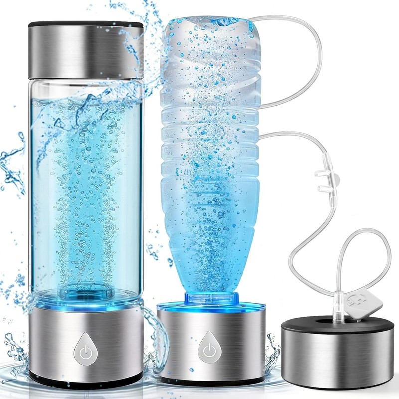 Hydrogen Water Bottle Generator 3 in 1 Mark Up to 4000PPB, SPE/PEM Tech-3 Min