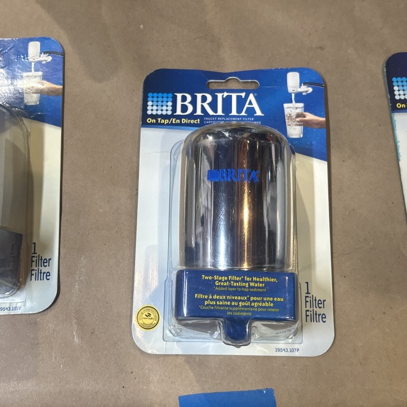 3 NEW Brita Faucet System Water Replacement Filter Fits FF-100 or OPFF-100 Mixed gallery