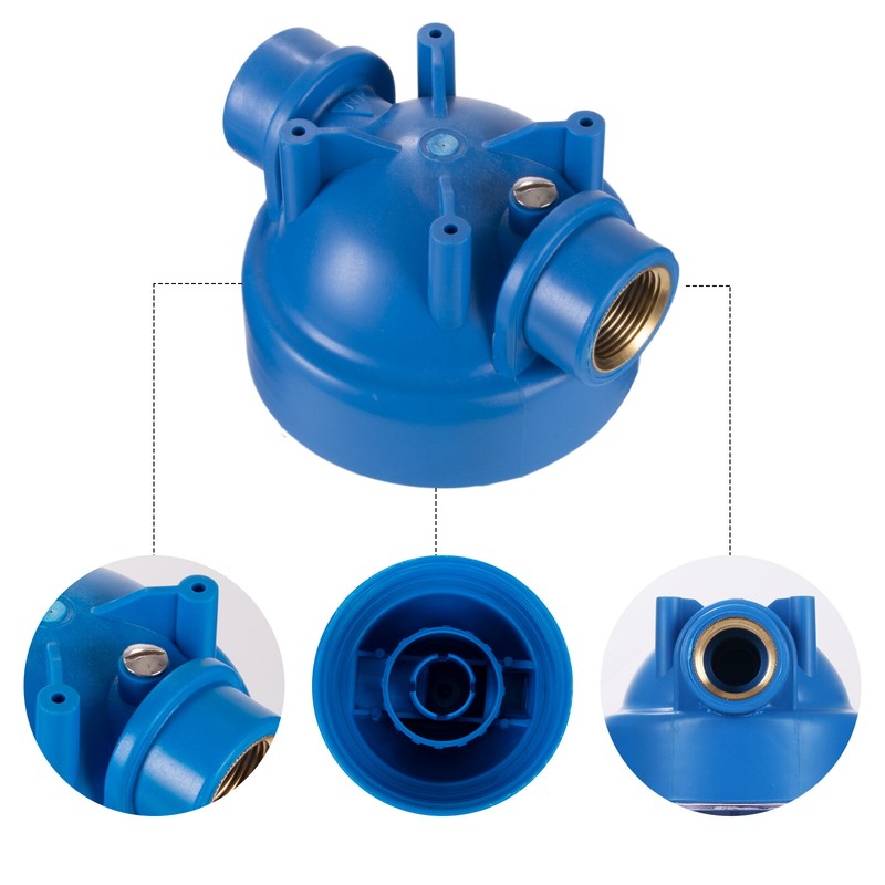 Geekpure 10-Inch Whole House Clear Filter Housing - 3/4"NPT Brass Port-2.5"x 10" gallery
