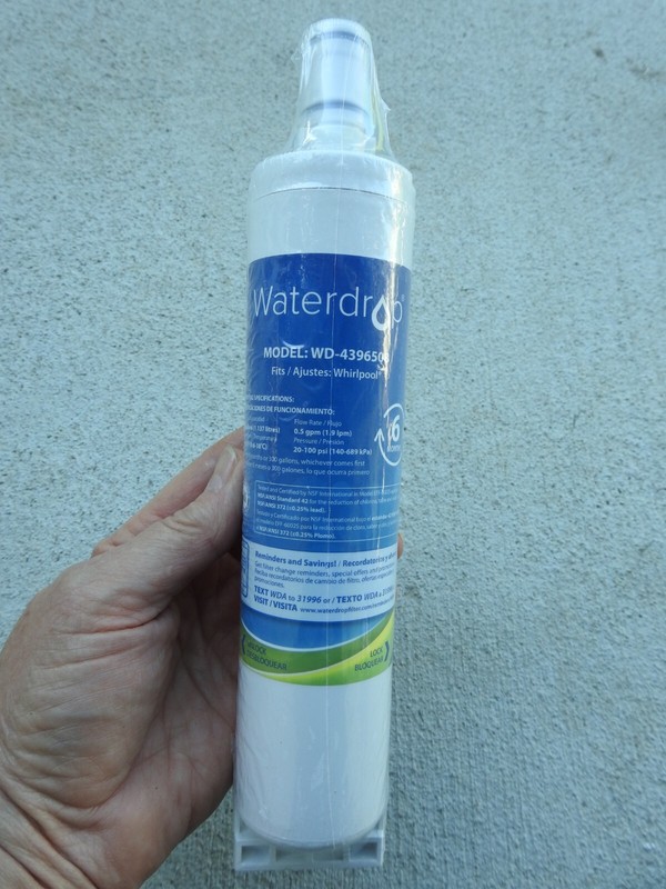 Waterdrop Model WD-4396508 Water Replacement Filter Factory Sealed