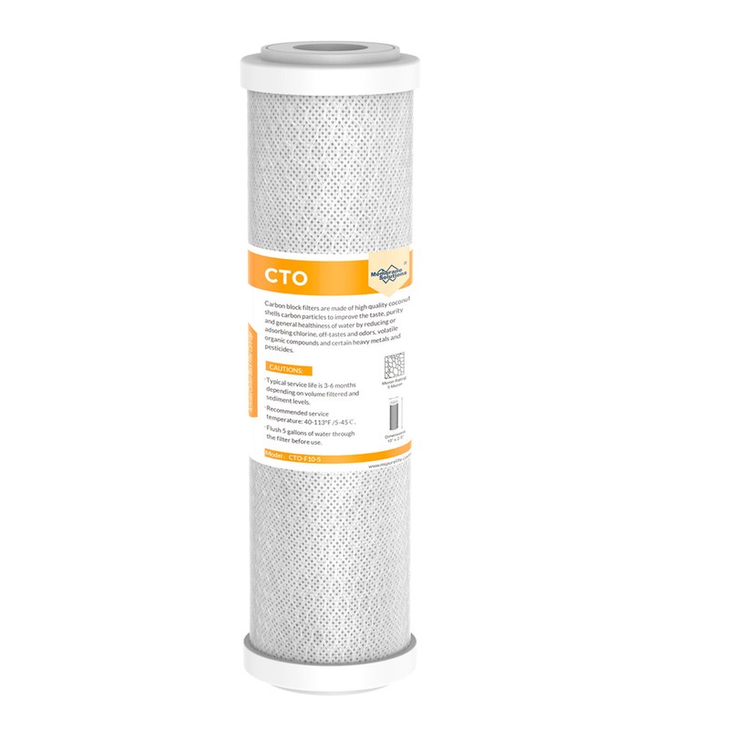 10 Inch Whole House Water Filter Housing 10" x2.5" Carbon Filtration Cartridge gallery