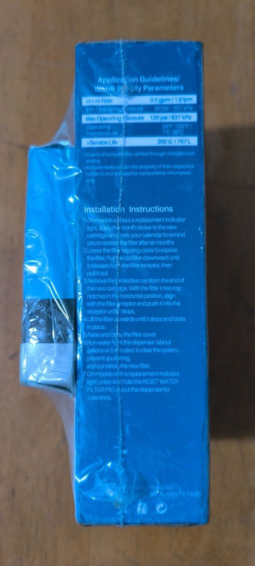 Icepure Refrigerator Water Filter PP-RWF1200A - 2 Pack + AF004 Air Filters gallery