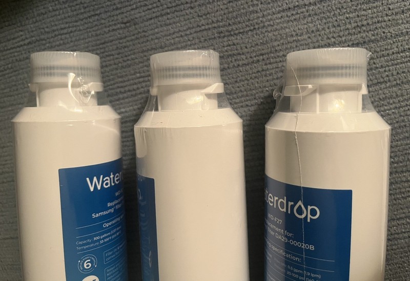 Waterdrop WD-F27 Water Fridge Filters 3 Pack! New SEALED gallery