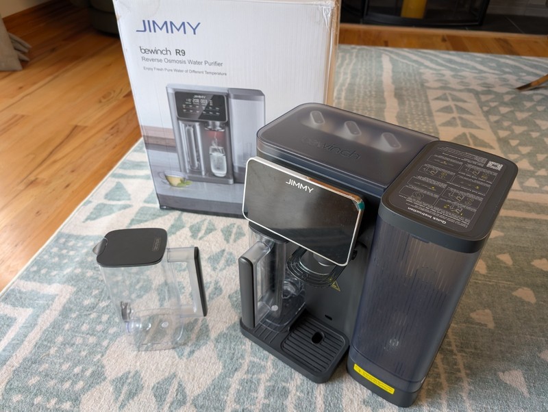 JIMMY R9 Reverse Osmosis Water Purifier 3 Stage Filtration 7 Temperature Options
