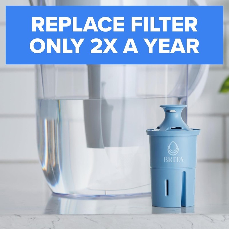 Filter Replacements for Water Pitchers and Dispensers 2 Count Blue Plastic gallery