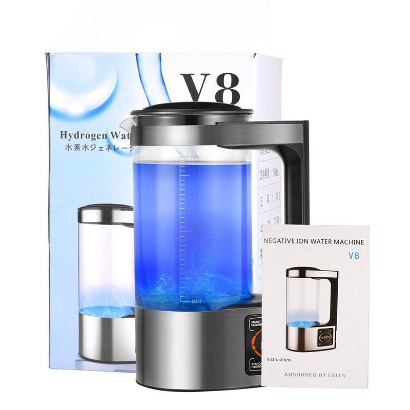 Hydrogen Water Machine Generator Rich Hydrogen Water Ionizer Generator Kettle US gallery