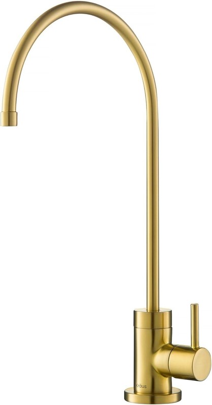 Kitchen Water Filter Faucet Brass 12-in Lead-Free Durable Modern Style gallery