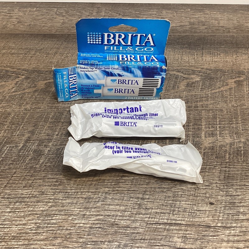 Brita Fill and Go Water Filter Filtration Replacement Filters 2 Pack OB99 Sport