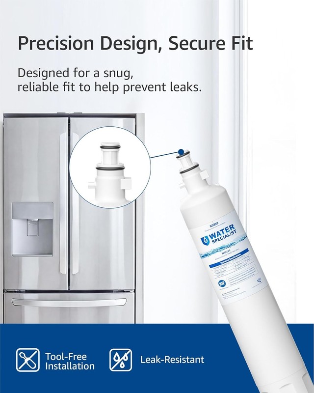 Waterspecialist WS619C Replacement for RPWFE® Refrigerator Water Filters, (2) gallery