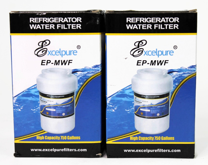 2 Excelpure Replacement Filters EP-MWF For GE Kenmore & Hotpoint Refrigerators