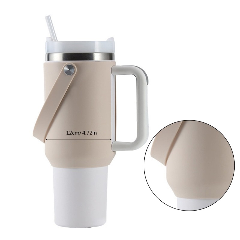 Silicone Water Bottle Sleeve with Handle Carriers Bag Accessory Silicone Sleeve gallery